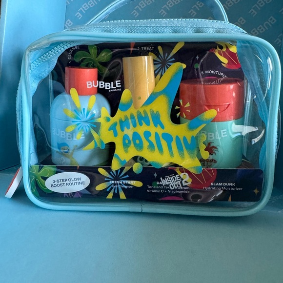 NWT- BUBBLE SKINCARE - Inside Out 2: Think Positive - 3-STEP GLOW BOOST ROUTINE - Picture 4 of 8